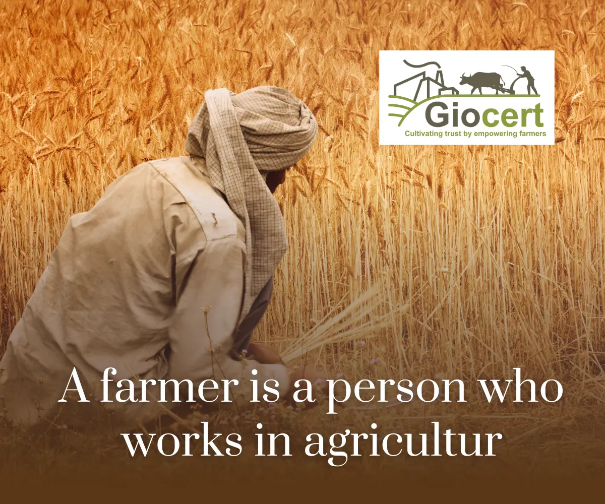 A farmer is a person who works in agriculture